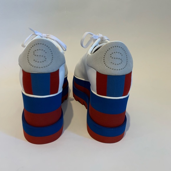 Stella McCartney Women's Elyse Platform Sneakers - Picture 8 of 9